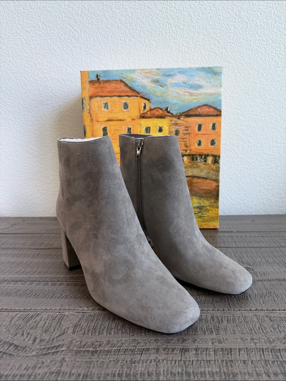 Bella Vita Wilma Bootie in Grey NIB
